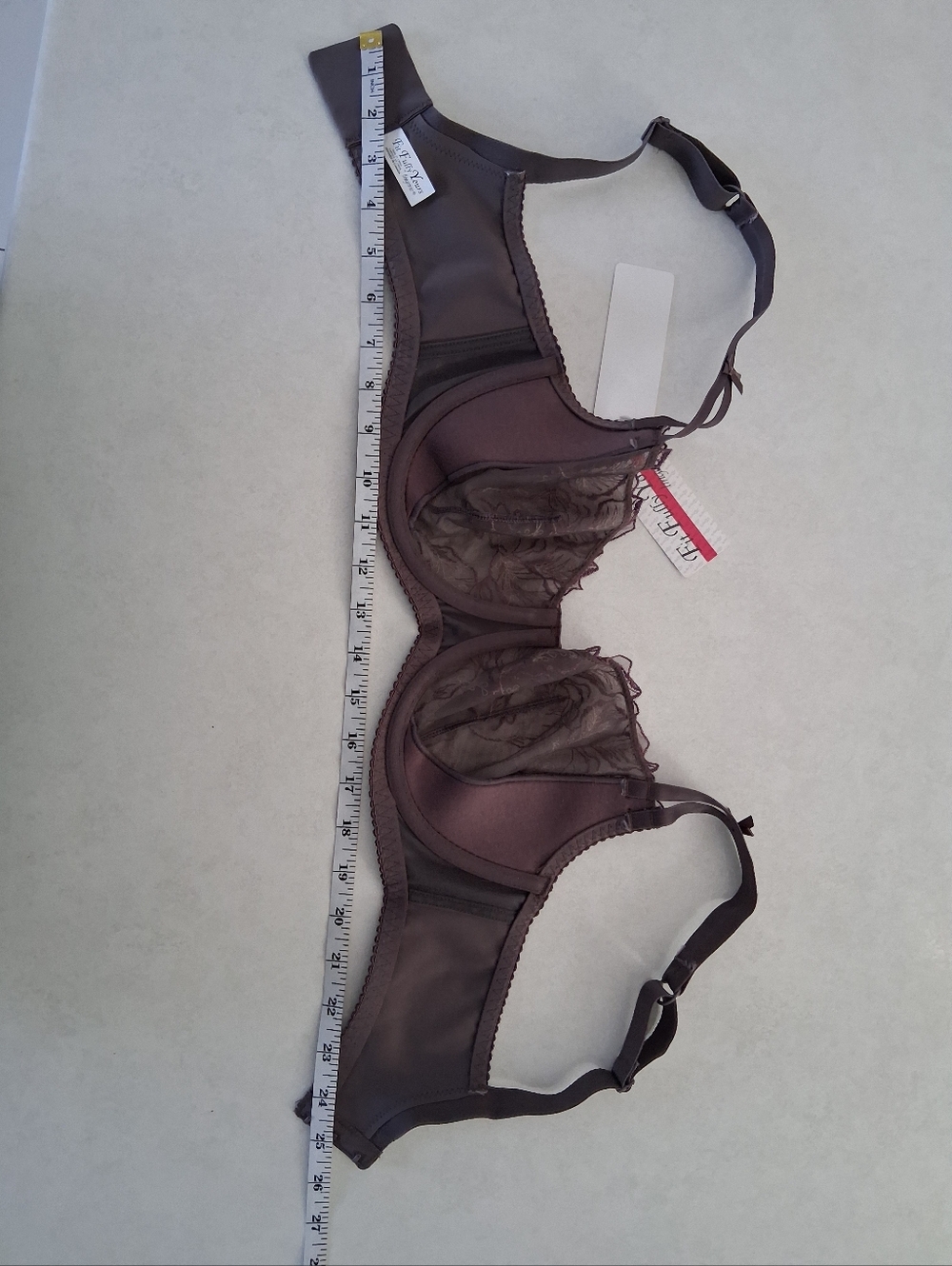 NWT Fit Fully Yours Lingerie/ Bridget Underwire Bra in Deep Mauve Plum/ Size 30F - Picture 13 of 13